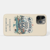 ミズーリ州ルート66の放浪 ハイウェイ旅行アート Case-Mate iPhoneケース (裏面(横))