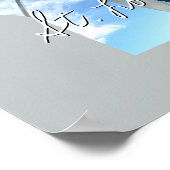 ミズーリ州写真の挿入と町名 ポスター (角)