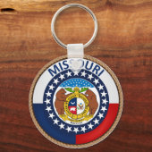 ミズーリ州旗の州 キーホルダー (正面)