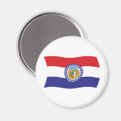 ミズーリ州旗の磁石 マグネット (正面/裏面)