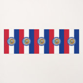 ミズーリ州旗を持つ愛国的なヨガマット ヨガマット (裏面(横))