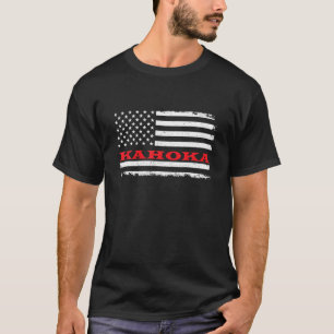 ミズーリ州旗カホカUSA愛国スーヴン Tシャツ