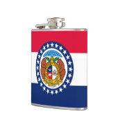 ミズーリ州旗デザイン フラスク (左)