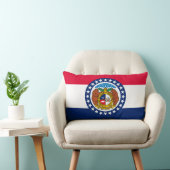 ミズーリ州旗デザイン ランバークッション (椅子)
