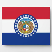 ミズーリ州旗プラーク フォトプラーク (正面)