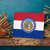 ミズーリ州旗プラーク フォトプラーク (側面)