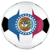 ミズーリ州旗 サッカーボール (回転)