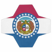 ミズーリ州旗 サッカーボール (フラット)