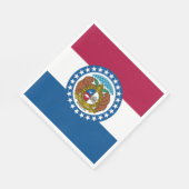 ミズーリ州旗 スタンダードランチョンナプキン (角)