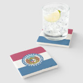 ミズーリ州旗 ストーンコースター (横)