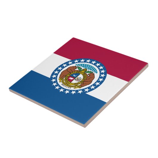 ミズーリ州旗 タイル (側面)