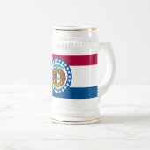 ミズーリ州旗 ビールジョッキ (正面右)