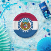 ミズーリ州旗 ペーパープレート (パーティー)