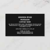 ミズーリ州旗、ミズーリ州旗 名刺 (裏面)