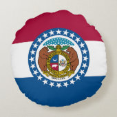 ミズーリ州旗 ラウンドクッション (裏面)