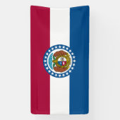 ミズーリ州旗 横断幕 (縦)