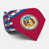 ミズーリ州旗・紋章・ミズーリ州旗 ネクタイ (ロール)