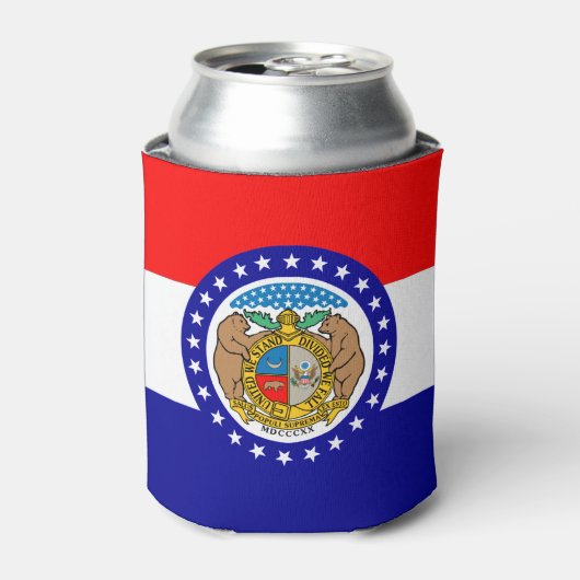 ミズーリ州旗 缶クーラー (缶正面)