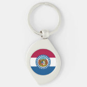 ミズーリ州旗USA キーホルダー (正面)