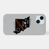 ミズーリ州日食iPhoneケース iPhone 15ケース (裏面横)