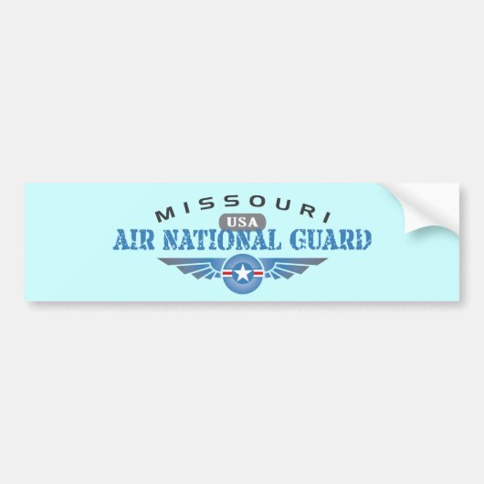ミズーリ州航空隊 バンパーステッカー (正面)