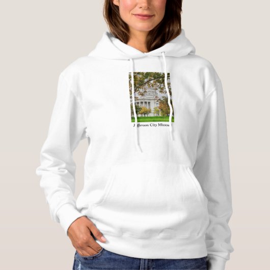 ミズーリ州議事堂の秋のフーディー パーカ (正面)