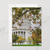 ミズーリ州議事堂の秋の感謝のポストカード ポストカード (正面/裏面)