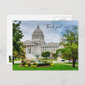 ミズーリ州議会議事堂ありがとう ポストカード (正面/裏面)