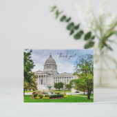 ミズーリ州議会議事堂ありがとう ポストカード (スタンド正面)