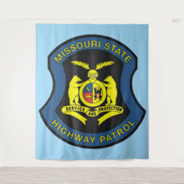 ミズーリ州高速道路警備 タペストリー