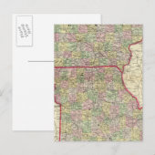 ミズーリ州，アイオワ ポストカード (正面/裏面)