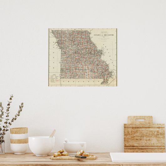 ミズーリ州 ポスター (キッチン)
