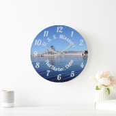 ミズーリ州 ラージ壁時計 (ホーム)