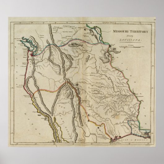 ミズーリ州（旧ルイジアナ） ポスター (正面)