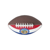 ミズーリ旗を持つ愛国的なアメリカンフットボール アメリカンフットボール (正面)