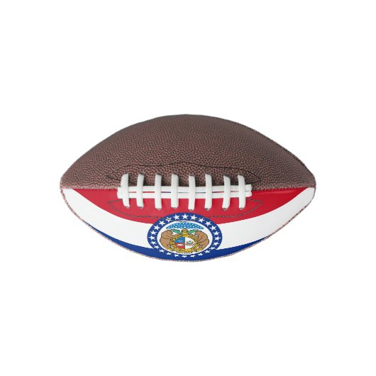 ミズーリ旗を持つ愛国的なアメリカンフットボール アメリカンフットボール (正面)