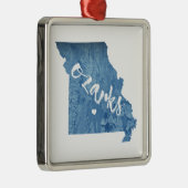 ミズーリ木目オザーク メタルオーナメント (右)