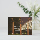 ミズーリ植物園の天使の彫刻 ポストカード (スタンド正面)