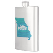 ミズーリ波魚釣り フラスク (左)