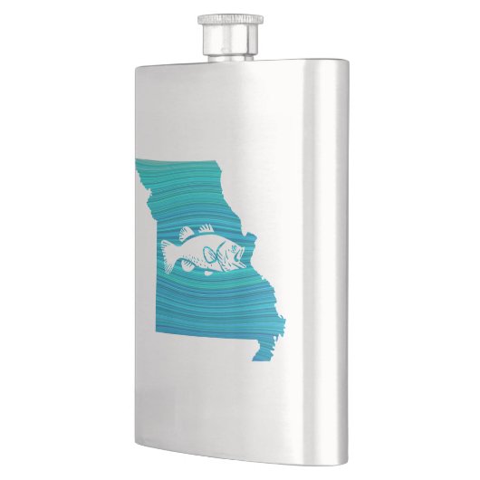 ミズーリ波魚釣り フラスク (左)