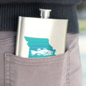 ミズーリ波魚釣り フラスク (インサイチュ)