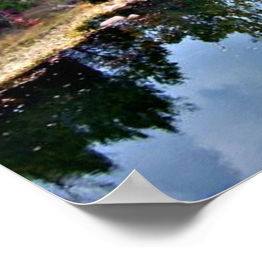 ミズーリ秋写真 ポスター (角)