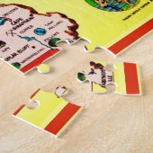 ミズーリ葉書マップジグソーパズル ジグソーパズル (側面)