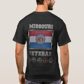 ミズーリ退役軍人Tシャツ Tシャツ (裏面)