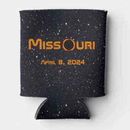 ミズーリ2024年太陽の皆既食 缶クーラー