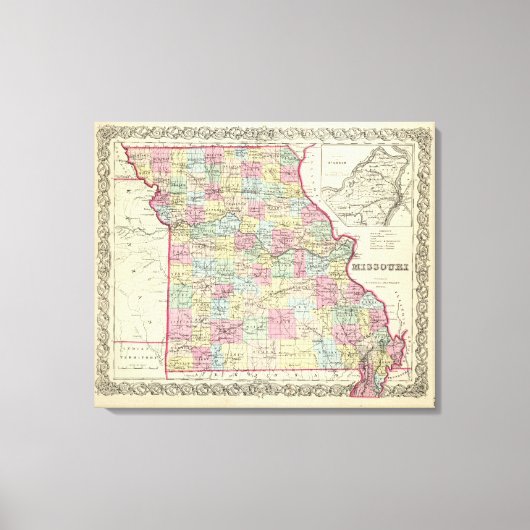 ミズーリ8 キャンバスプリント (正面)