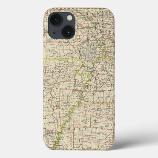 ミズーリ、アーカンソー、ケンタッキー、テネシー Case-Mate iPhoneケース (裏面)