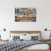 ミズーリ – オザーク湖2 キャンバスプリント (インサイチュ (寝室))