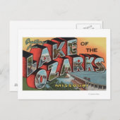 ミズーリ – オザーク湖2 ポストカード (正面/裏面)