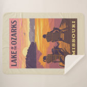 ミズーリ | オザーク湖 シェルパブランケット (正面(横))